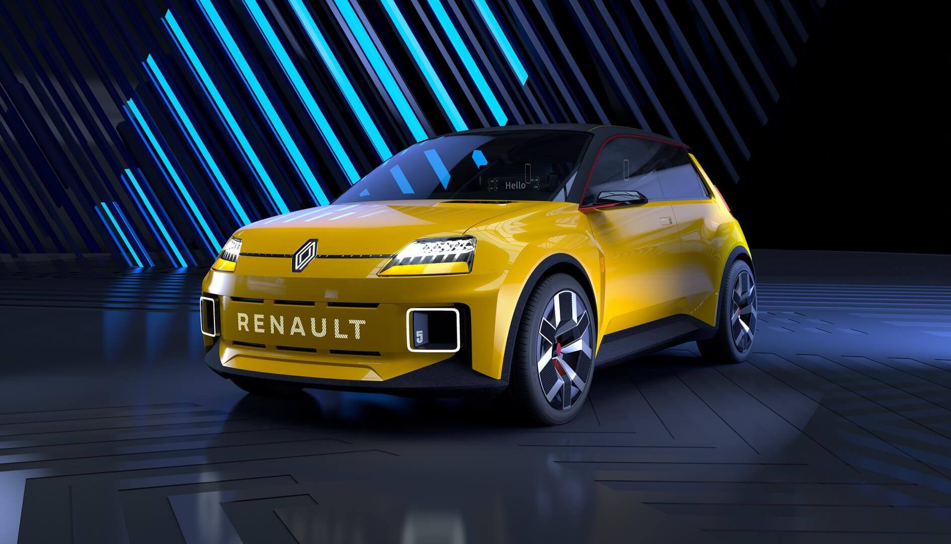 Renault возродила культовый R5 в виде футуристического электромобиля