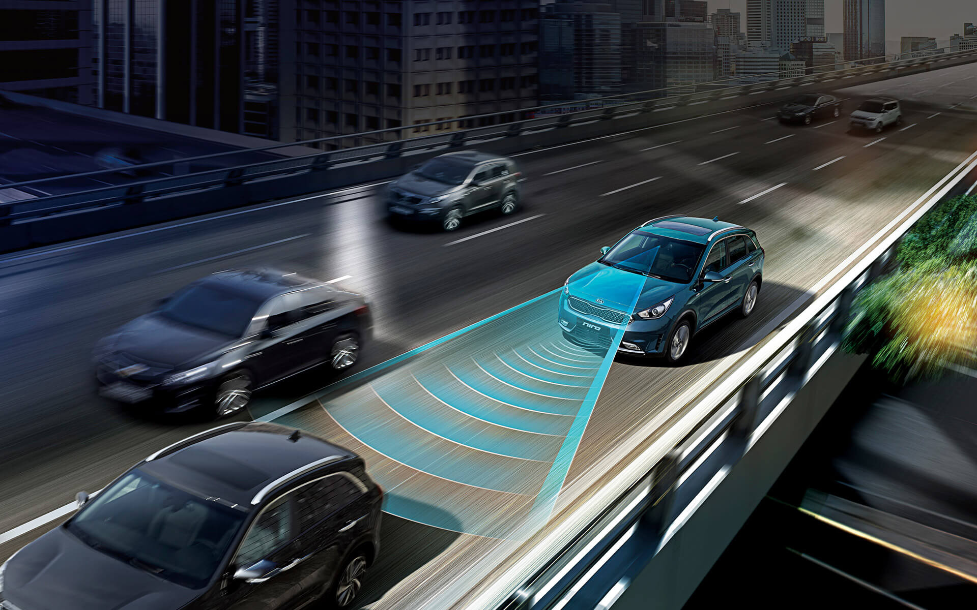 Инновационные системы безопасности гибридного Kia Niro Инновационные системы безопасности гибридного Kia Niro