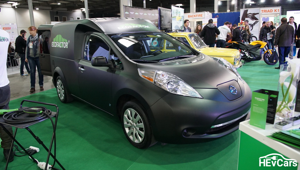 Фотография с выставки Plug-In Ukraine 2017 Nissan Leaf Cargo Nissan Leaf Cargo на выставке Plug-In Ukraine 2017