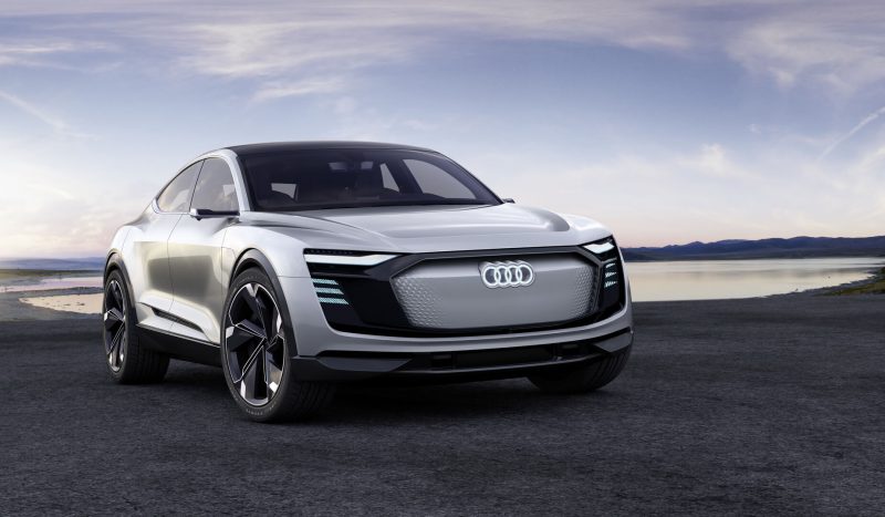 Вид Audi e-tron Sportback Вид Audi e-tron Sportback