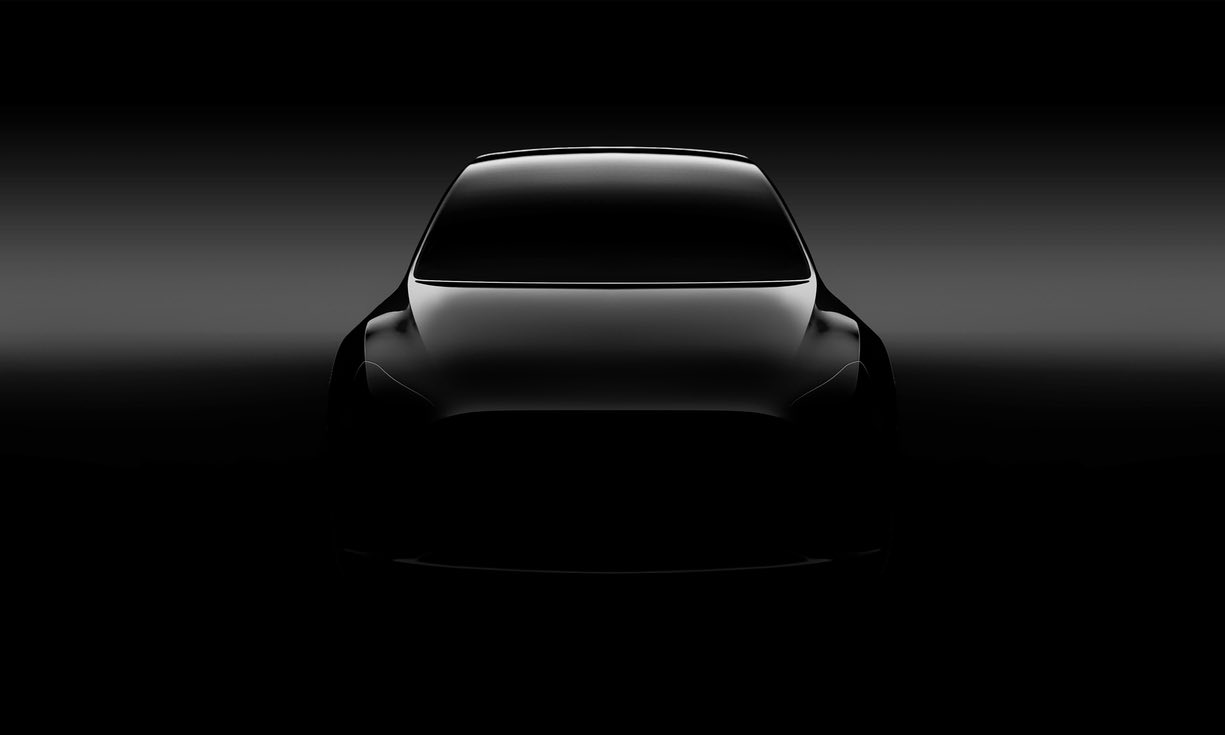 Первый тизер электрического кроссовера Tesla Model Y Первый тизер электрического кроссовера Tesla Model Y