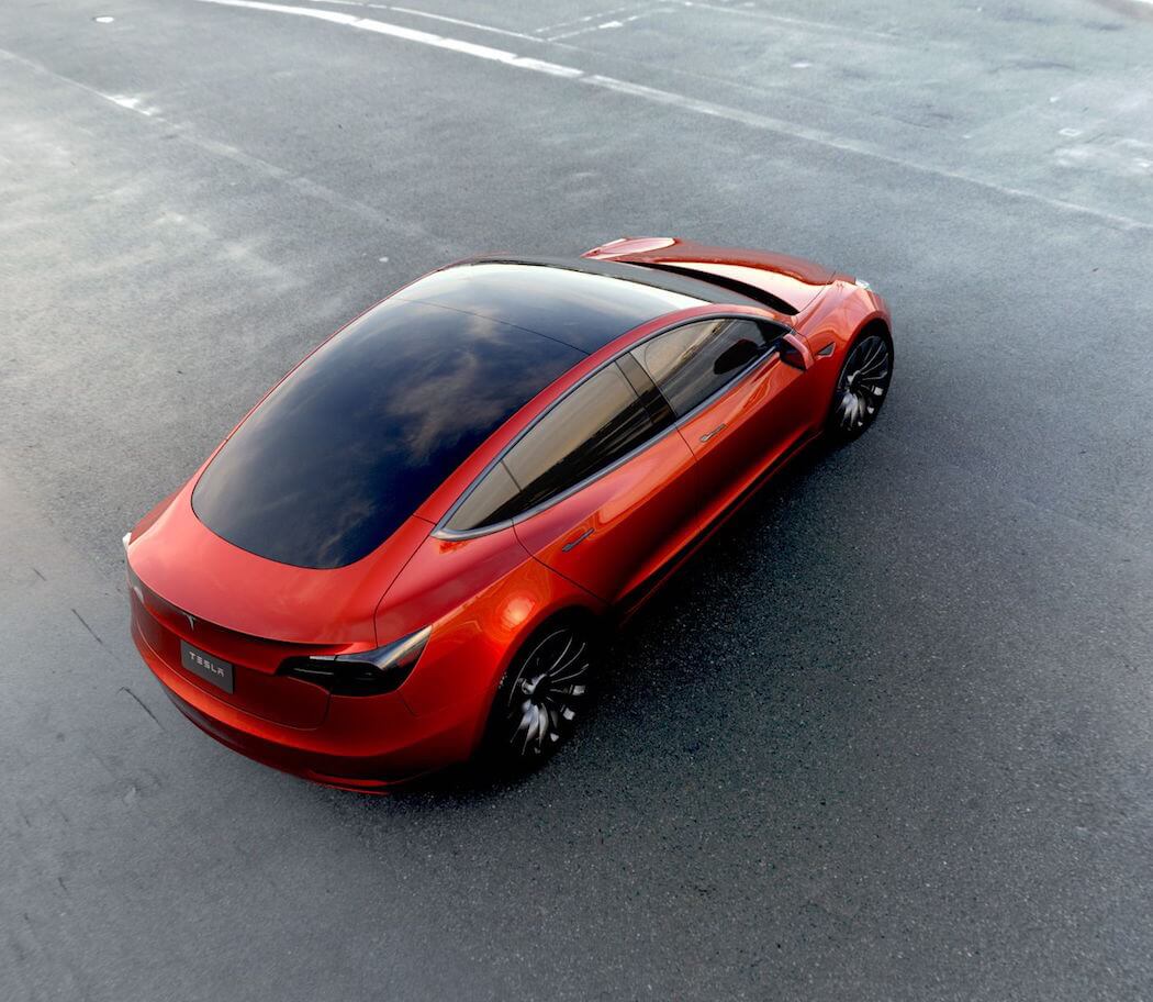 Внешний вид Tesla Мodel 3 Tesla Мodel 3