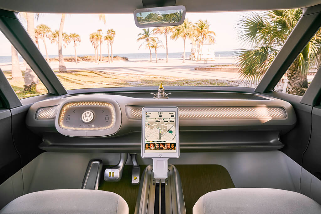Приборная панель с сенсорным 3D дисплеем Head-up Display Volkswagen I.D. Buzz Приборная панель с сенсорным 3D дисплеем Head-up Display Volkswagen I.D. Buzz