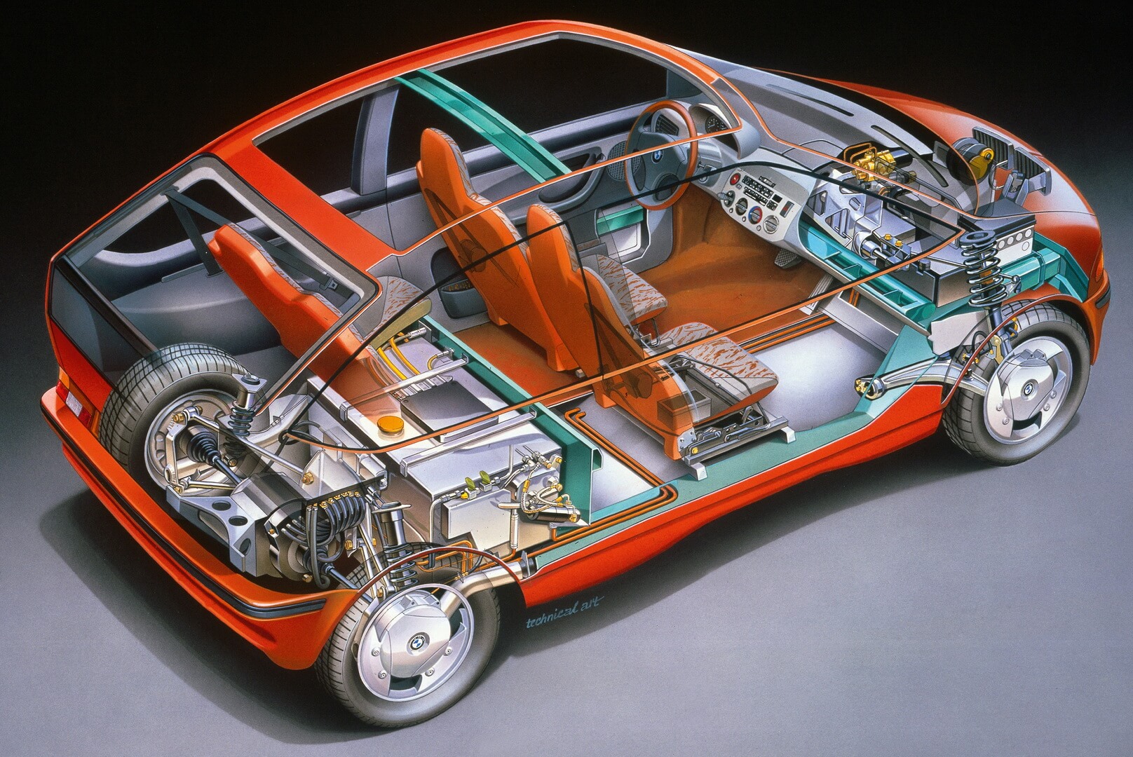 Электромобиль BMW Е1 Электромобиль BMW Е1