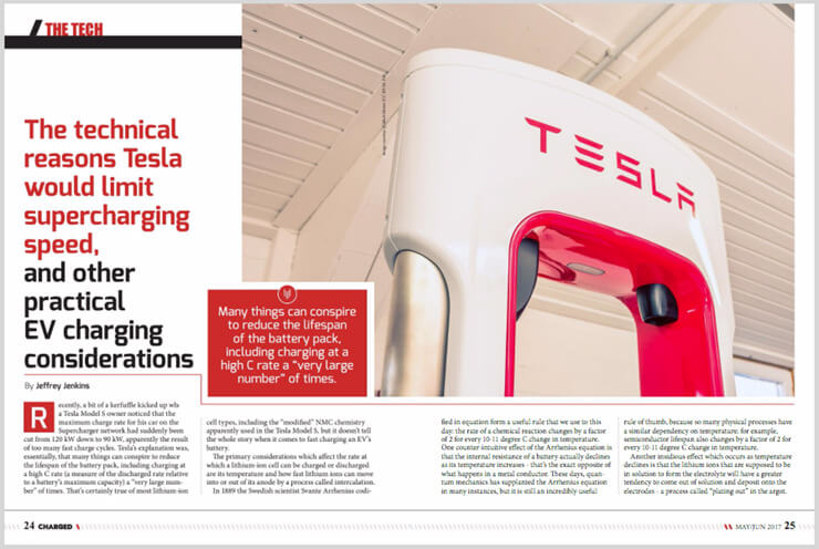 Публикация статьи в газете о зарядных станциях Tesla Публикация статьи в газете о зарядных станциях Tesla