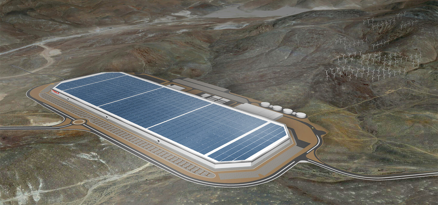 Завод Tesla Gigafactory Завод Tesla Gigafactory