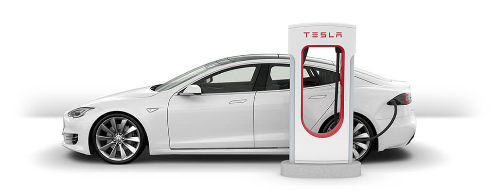 Быстрая зарядная станция Tesla Быстрая зарядная станция Tesla Model S