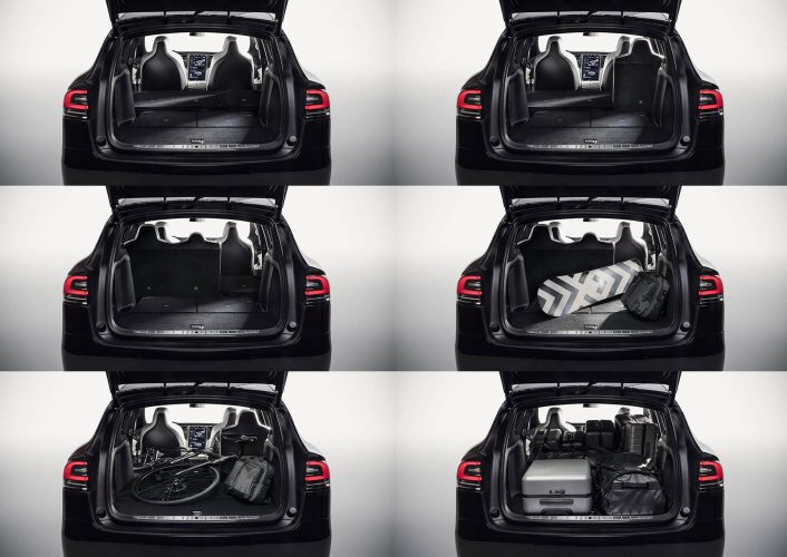 Грузоподъемность Model X в разных конфигурациях Грузоподъемность Tesla Model X в разных конфигурациях