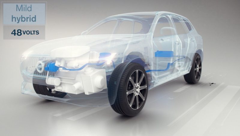 Схема гибридного автомобиля Volvo Схема гибридного автомобиля Volvo