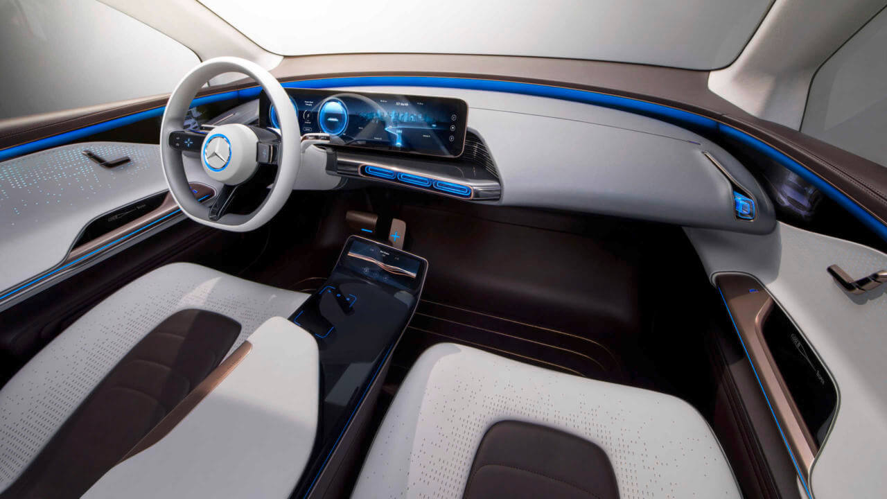 Приборная панель Mercedes-Benz Concept EQ Приборная панель Mercedes-Benz Concept EQ