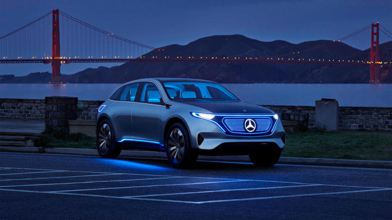 Дизайн «Concept EQ» в кузове SUV Дизайн «Concept EQ» в кузове SUV