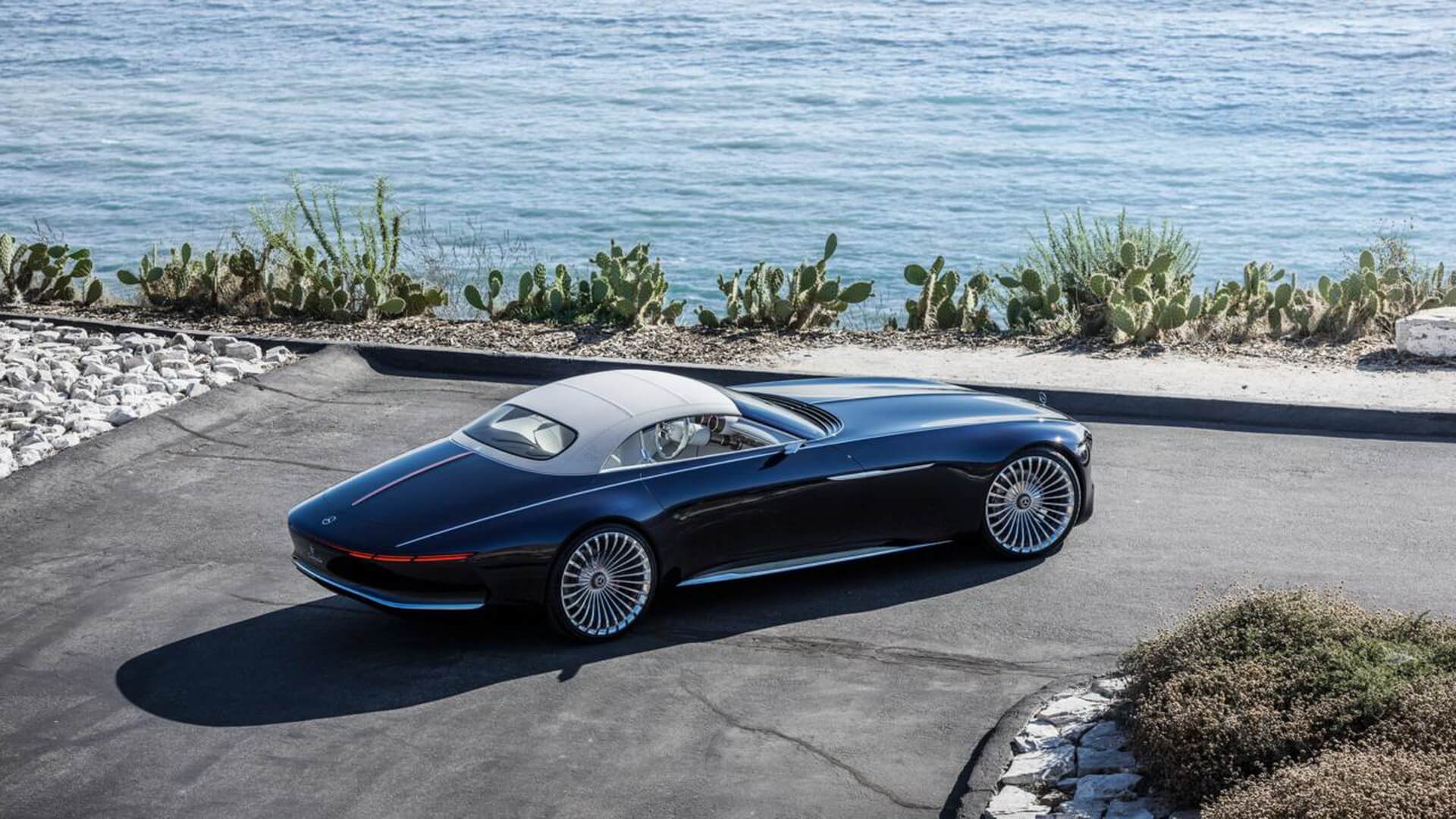 Vision Mercedes-Maybach 6 Cabriolet Двухместный электромобиль Vision Mercedes-Maybach 6 Cabriolet