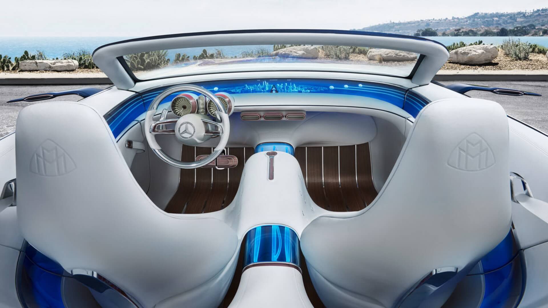 Обивка сидений Vision Mercedes-Maybach 6 Cabriolet Обивка сидений Vision Mercedes-Maybach 6 Cabriolet