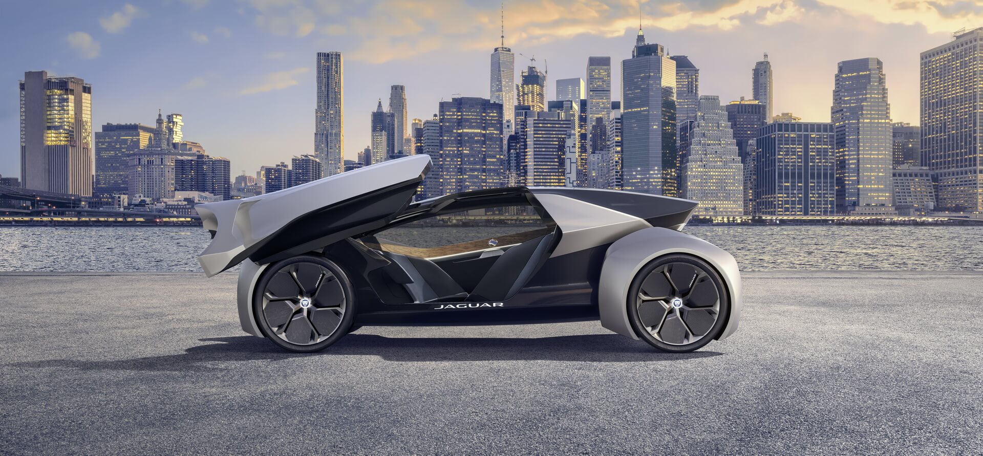Концепция полностью автономного электромобиля будущего Jaguar Future-Type Concept Концепция полностью автономного электромобиля будущего Jaguar Future-Type Concept