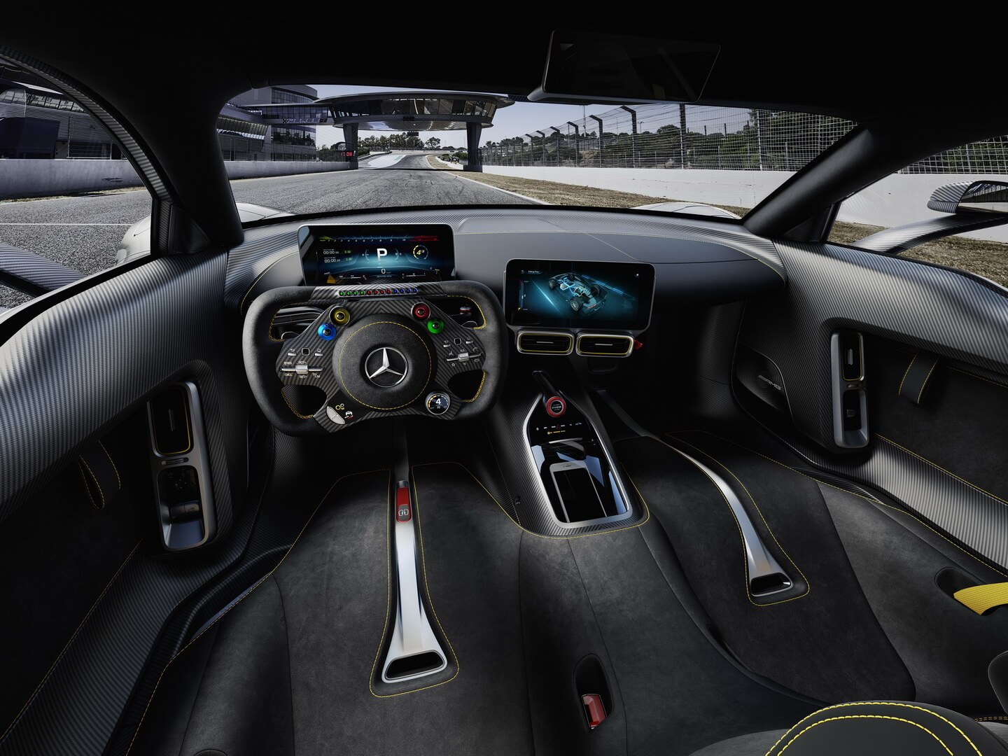 Интерьер Mercedes-AMG Project ONE Интерьер Mercedes-AMG Project ONE