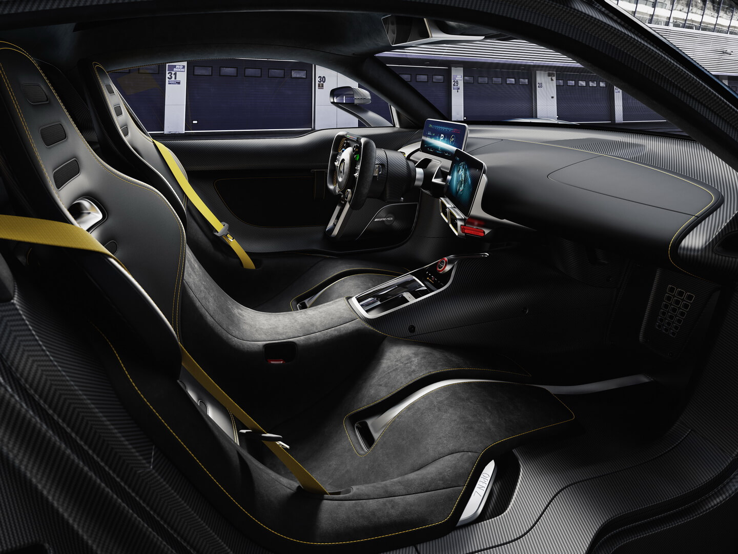 Интерьер Mercedes-AMG Project ONE — фото 2 Интерьер Mercedes-AMG Project ONE — фото 2