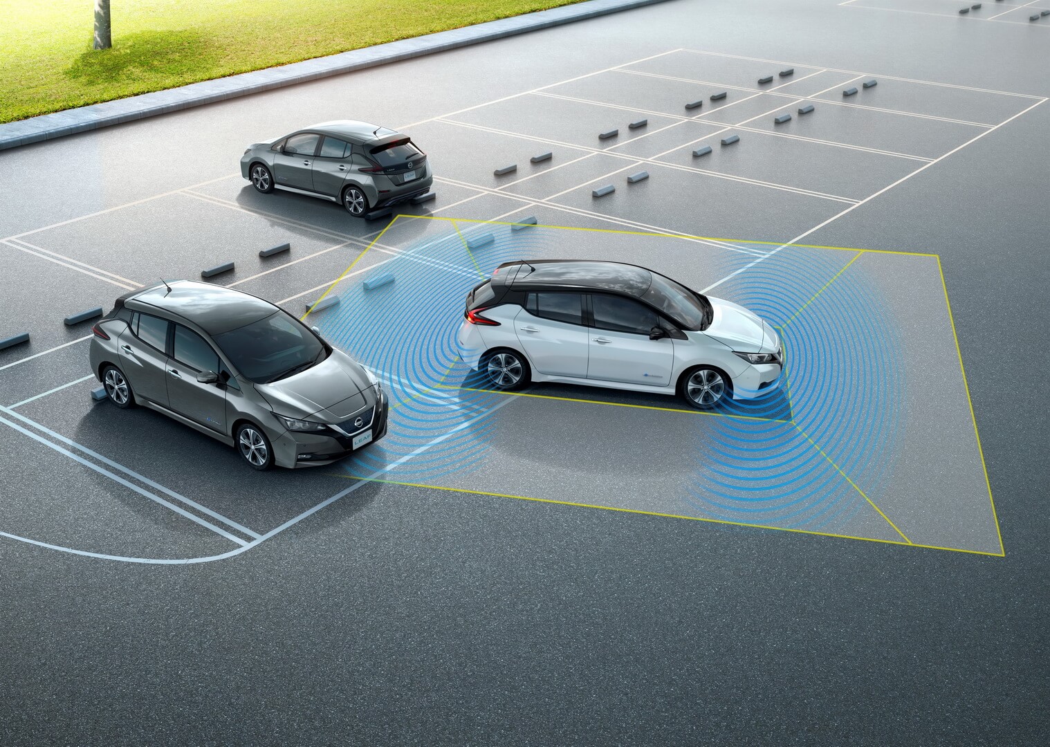 Функция автономного управления электромобилем ProPILOT Park Функция автономного управления электромобилем ProPILOT Park