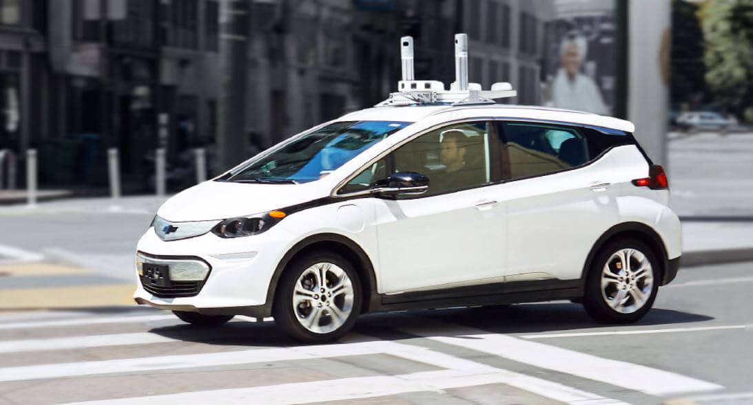 Полностью электрический автомобиль с автономным управлением Chevrolet Bolt EV Полностью электрический автомобиль с автономным управлением Chevrolet Bolt EV