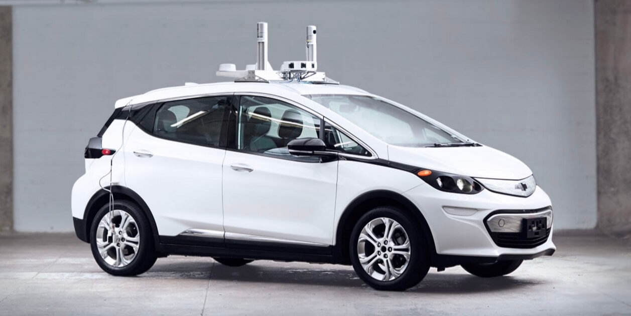 Полностью электрический автомобиль с автономным управлением Chevrolet Bolt EV Полностью электрический автомобиль с автономным управлением Chevrolet Bolt EV