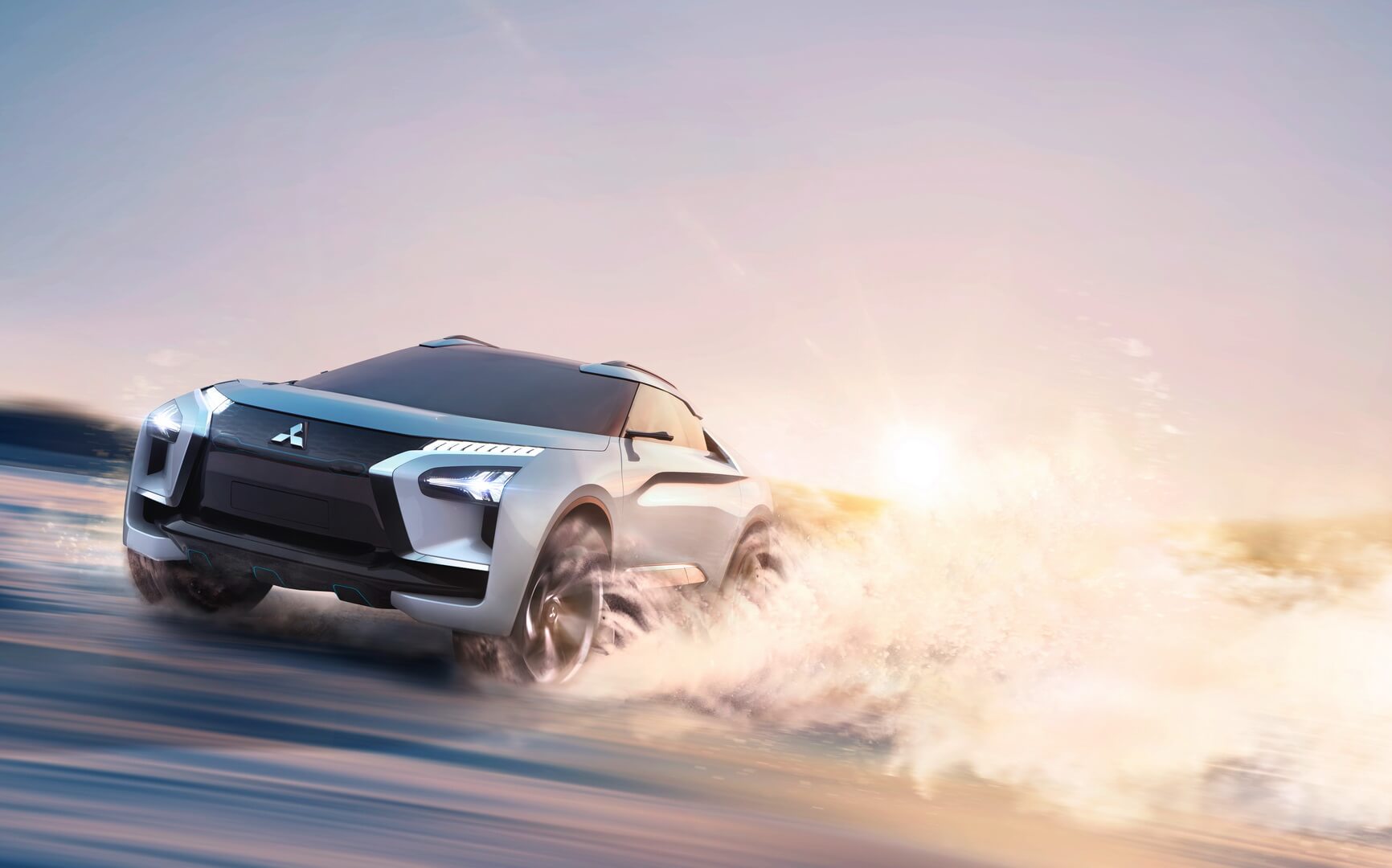 Электрический внедорожник Mitsubishi e-Evolution Электрический внедорожник Mitsubishi e-Evolution