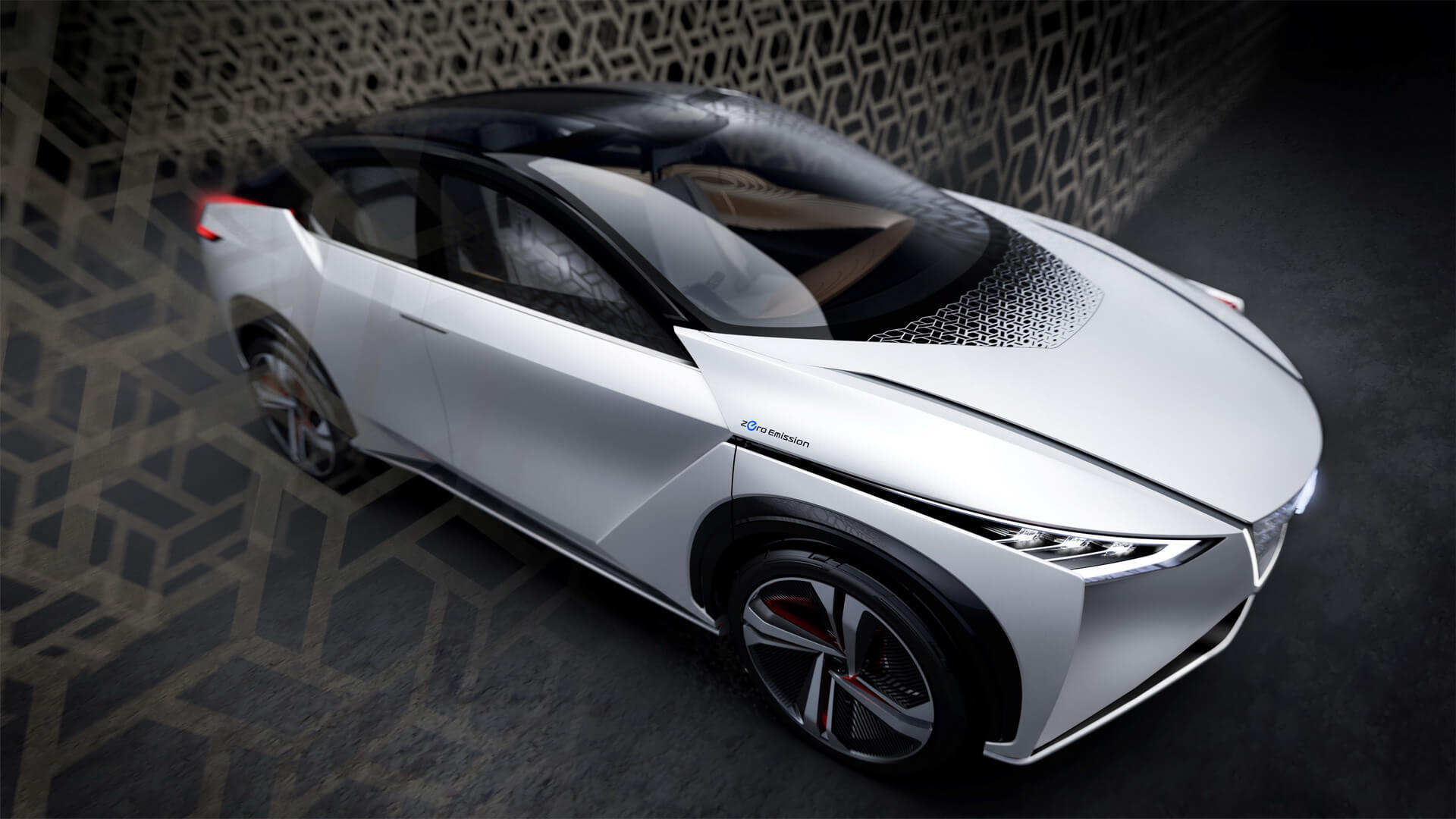 Гибкий силуэт электромобиля Nissan IMx Гибкий силуэт электромобиля Nissan IMx