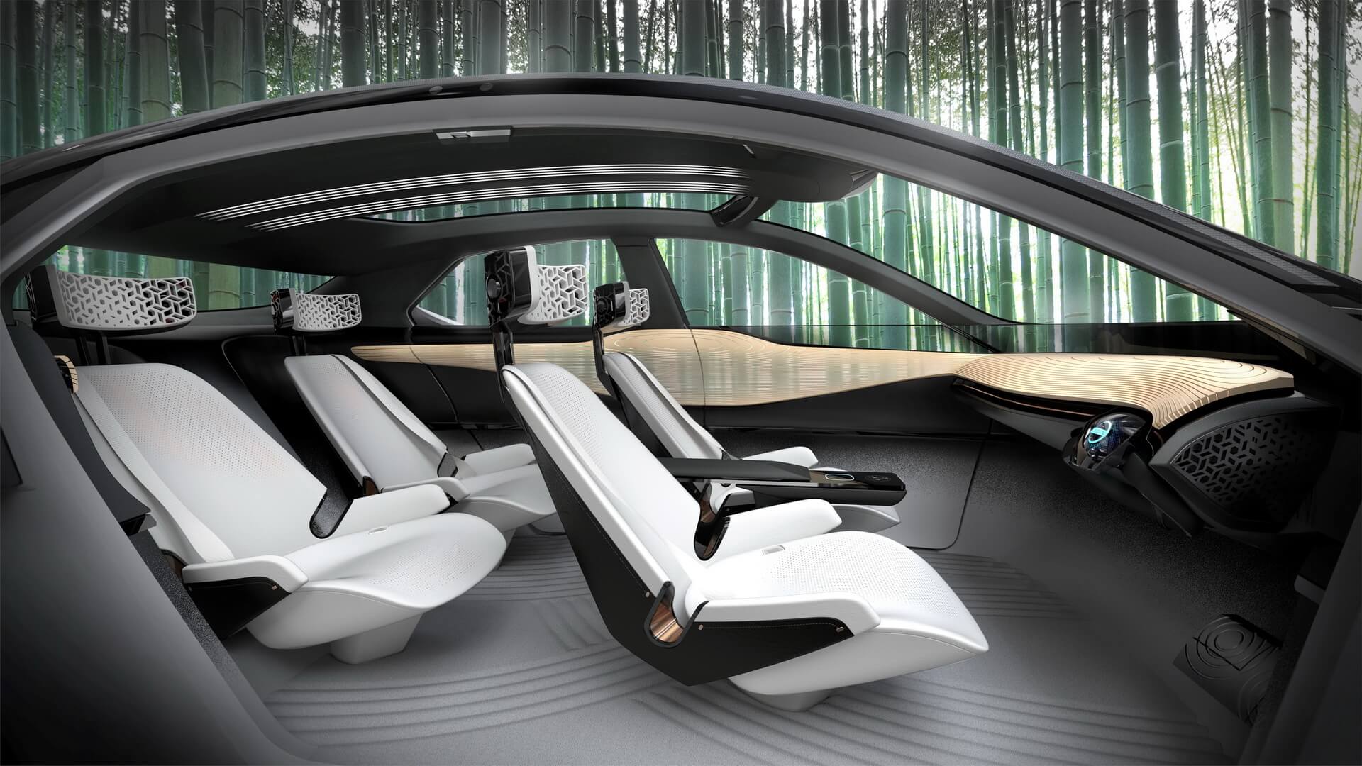 Салон кроссовера Nissan IMx Салон кроссовера Nissan IMx
