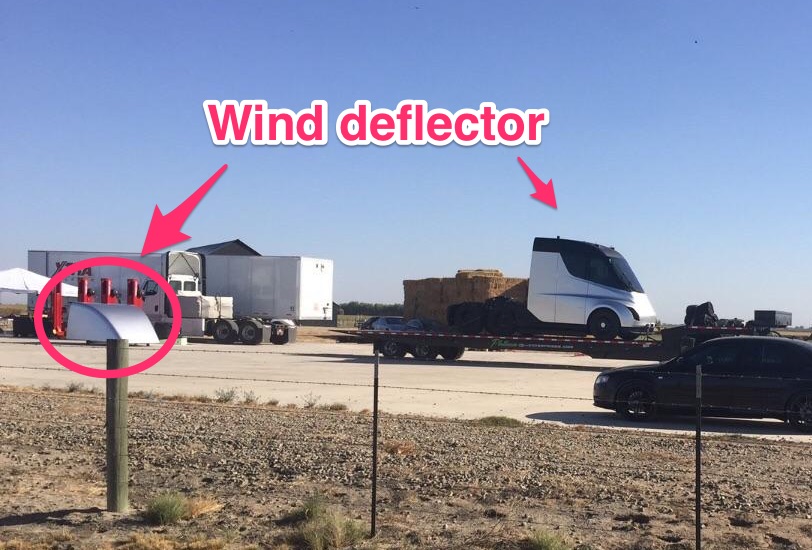 Дефлектор Tesla Semi Дефлектор Tesla Semi