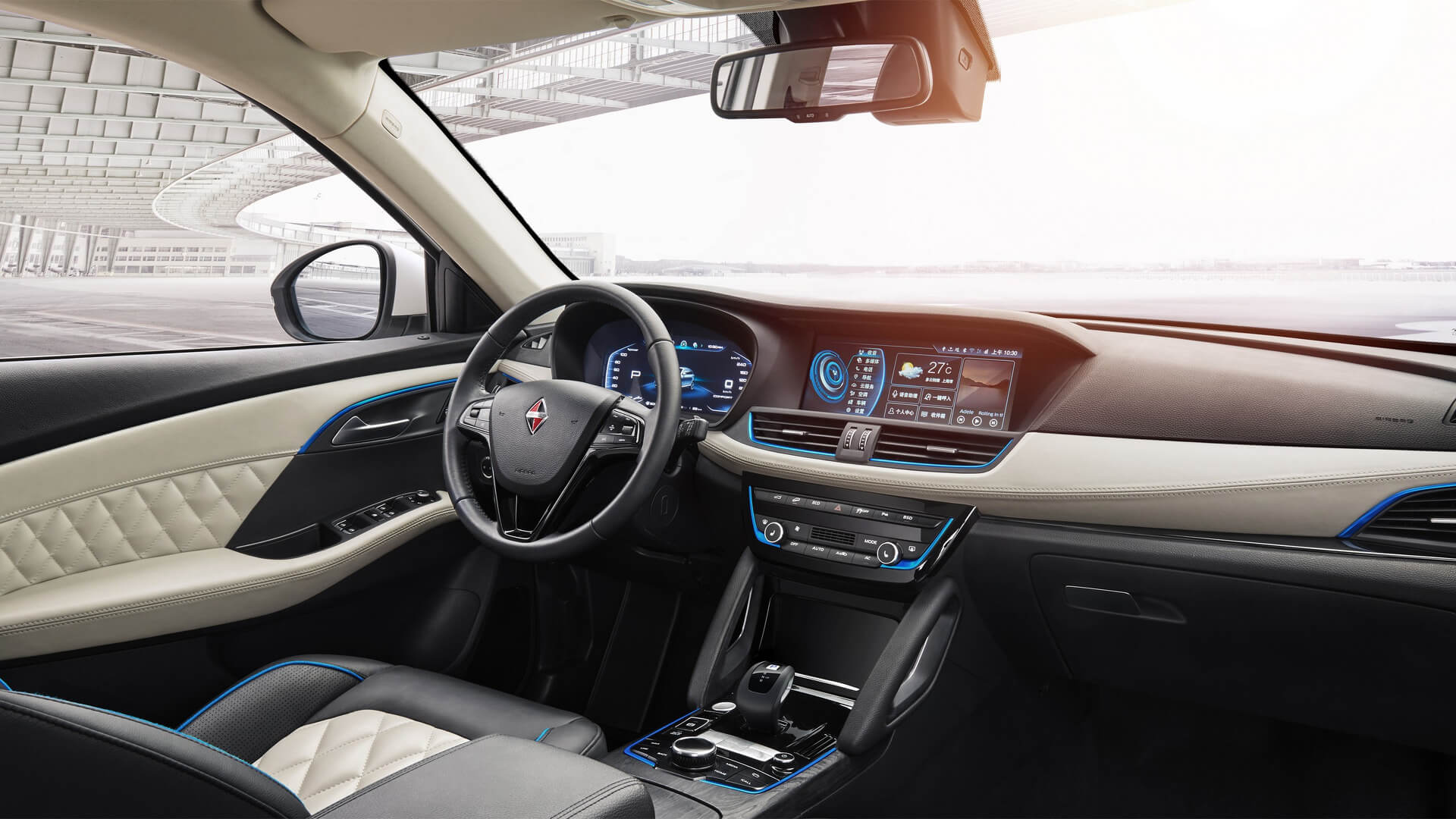 Салон электромобиля Borgward BXi7 Салон электромобиля Borgward BXi7