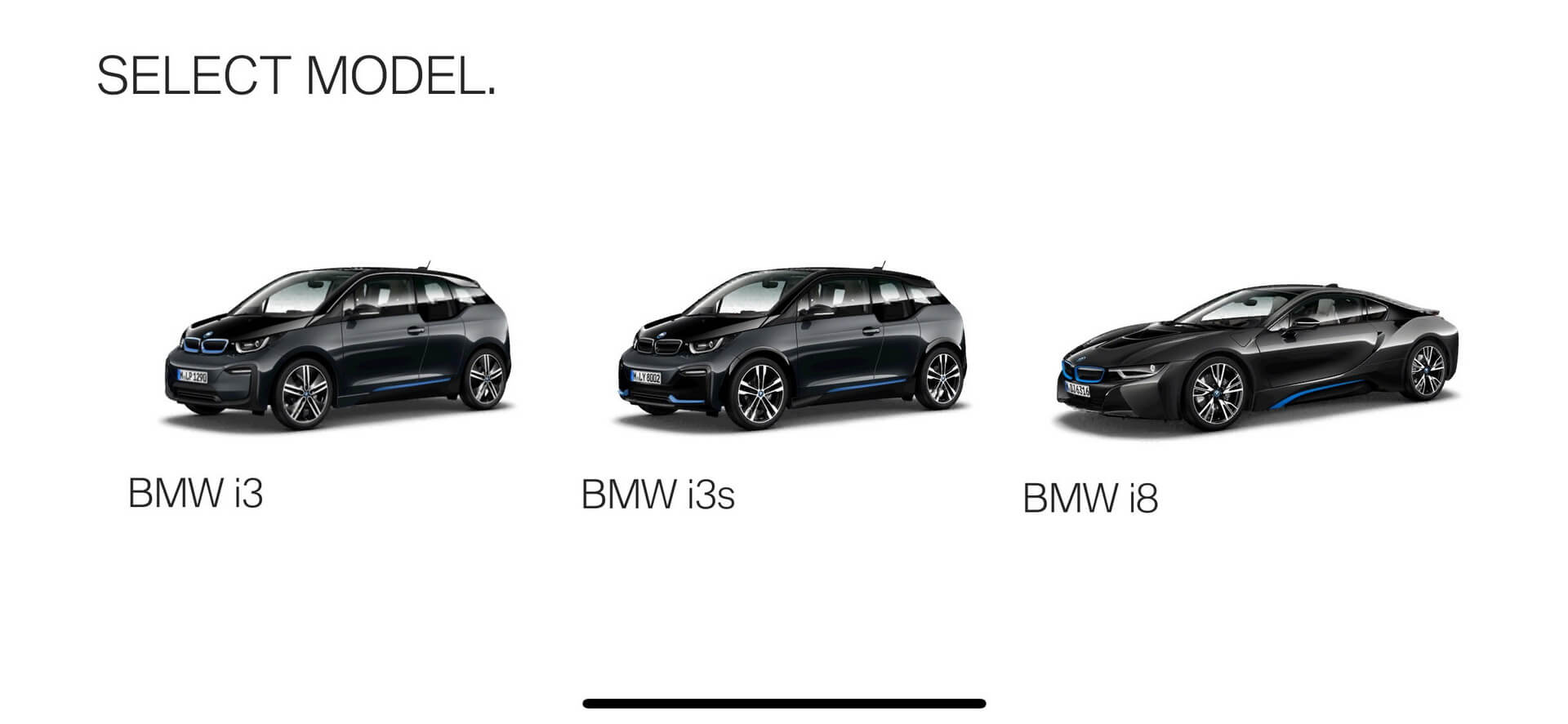 Продукты BMW i: BMW i3, i3s и i8 доступные для визуализации Продукты BMW i: BMW i3, i3s и i8 доступные для визуализации