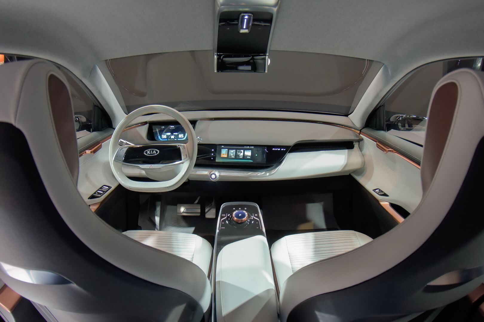 Салон концепта Kia Niro EV Салон концепта Kia Niro EV