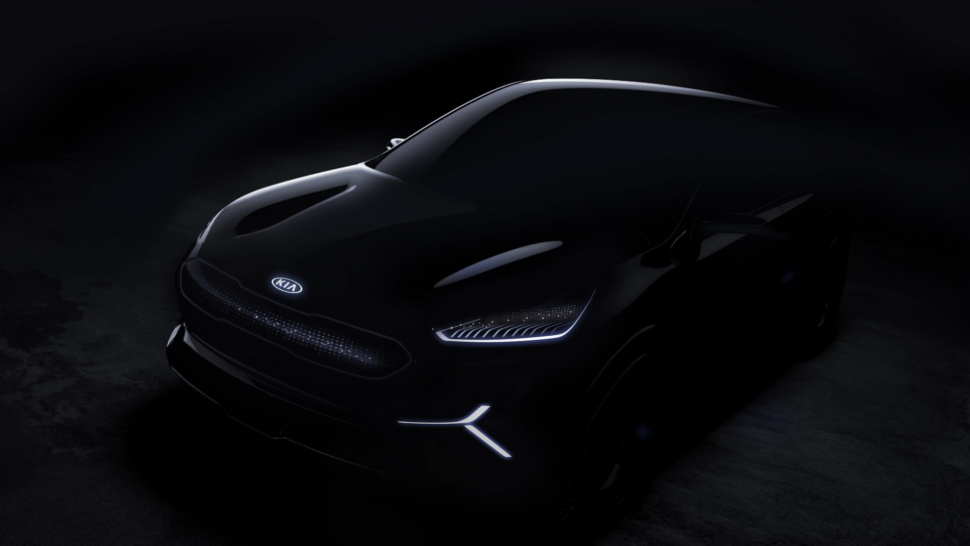 Фото-тизер электрического кроссовера Kia Niro EV Фото-тизер электрического кроссовера Kia Niro EV