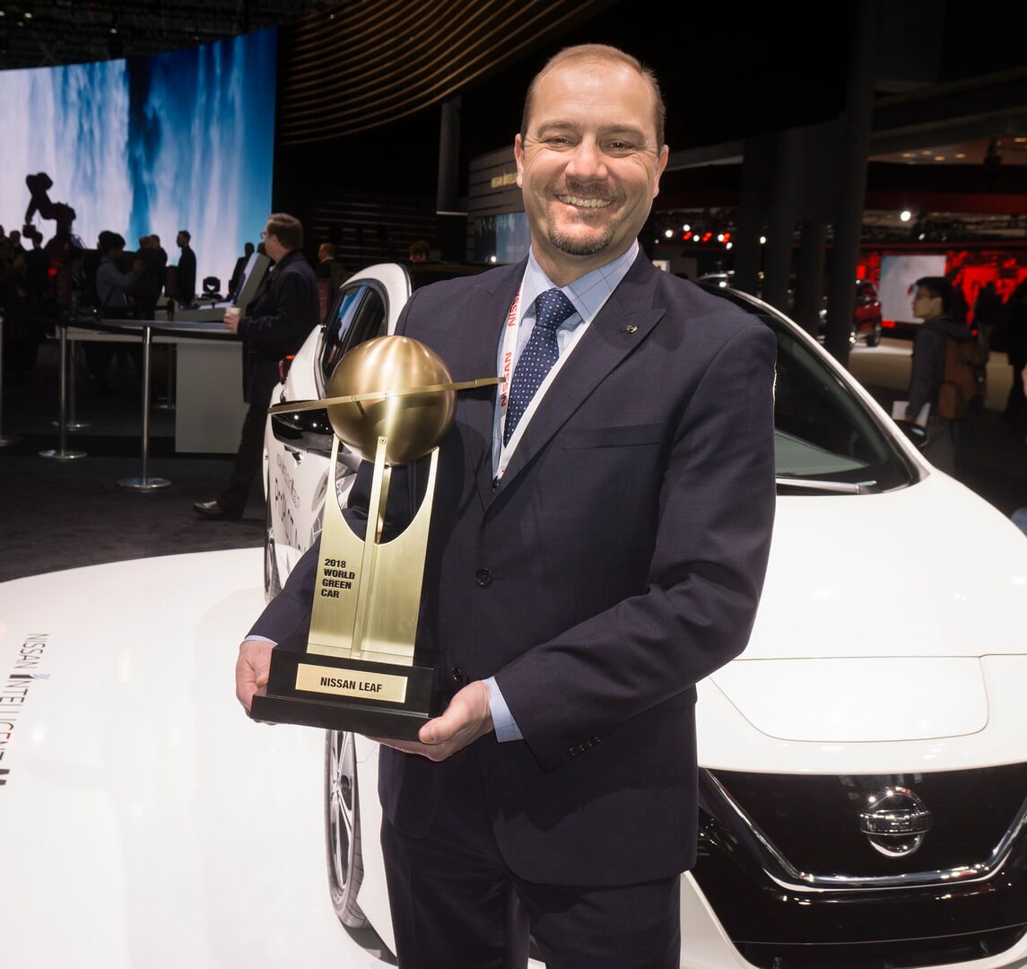 Nissan Leaf 2018 получил награду «Зеленый автомобиль 2018 года» Nissan Leaf 2018 получил награду «Зеленый автомобиль 2018 года»