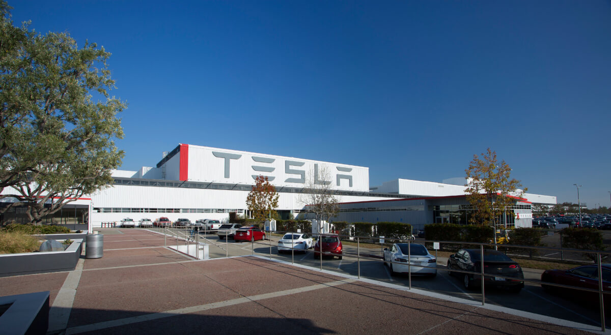 Фабрика Tesla во Фримонте Фабрика Tesla во Фримонте