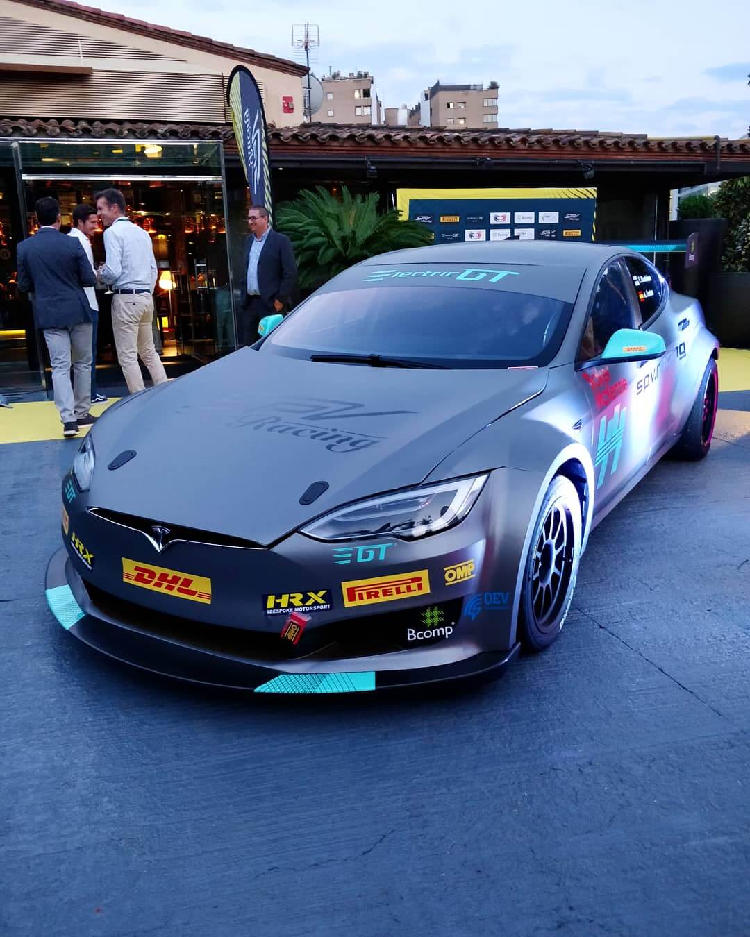Гоночная Tesla Model S P100D Гоночная Tesla Model S P100D