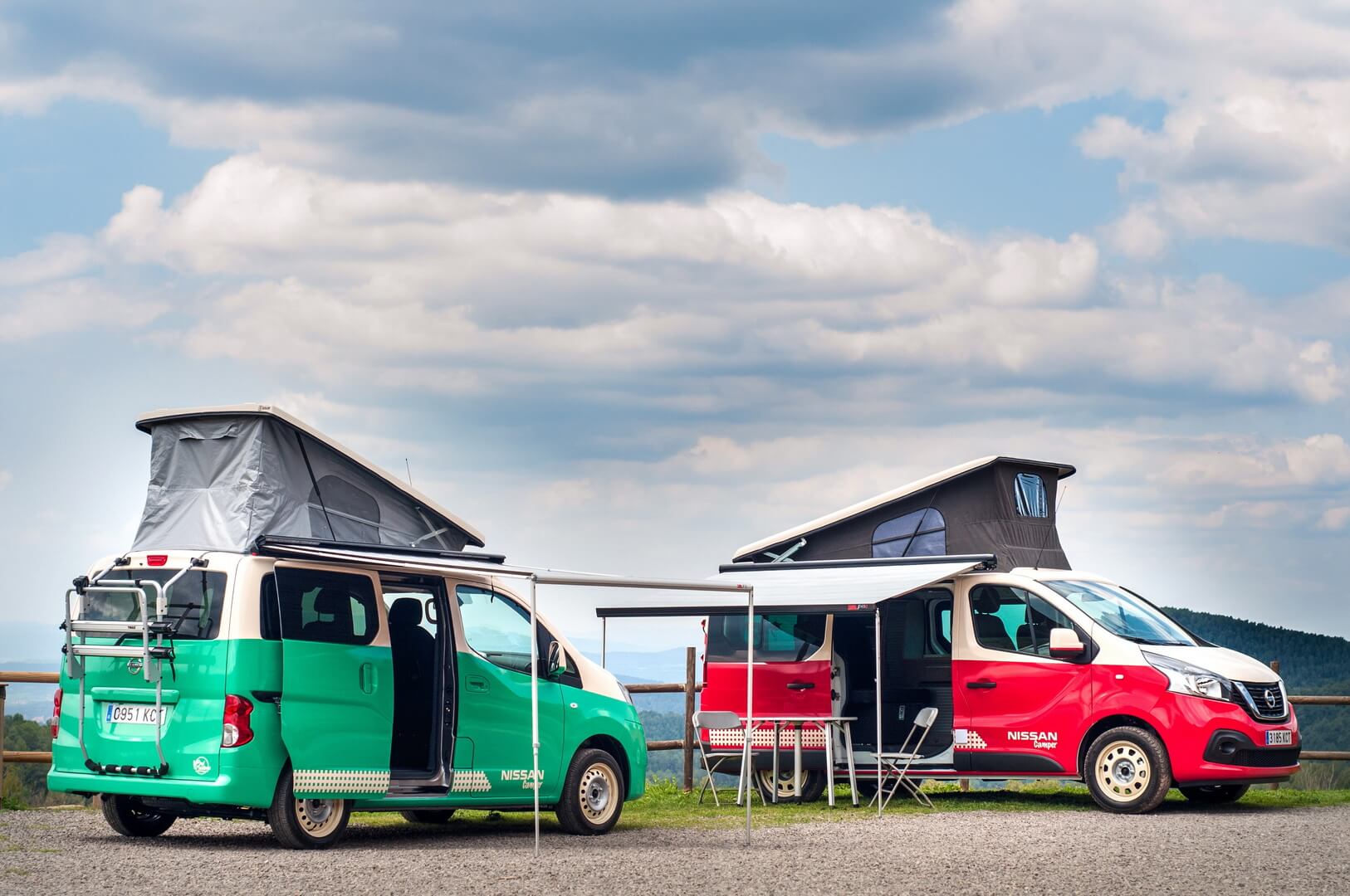 Полностью электрический Nissan e-NV200 Camper и Nissan NV300 Camper Полностью электрический Nissan e-NV200 Camper и Nissan NV300 Camper