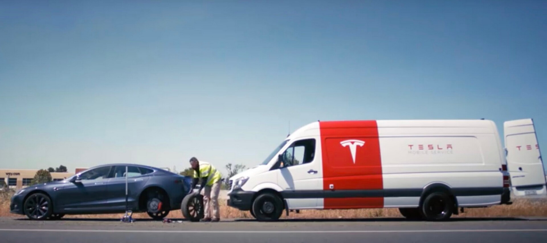 Мобильный сервис Tesla Мобильный сервис Tesla