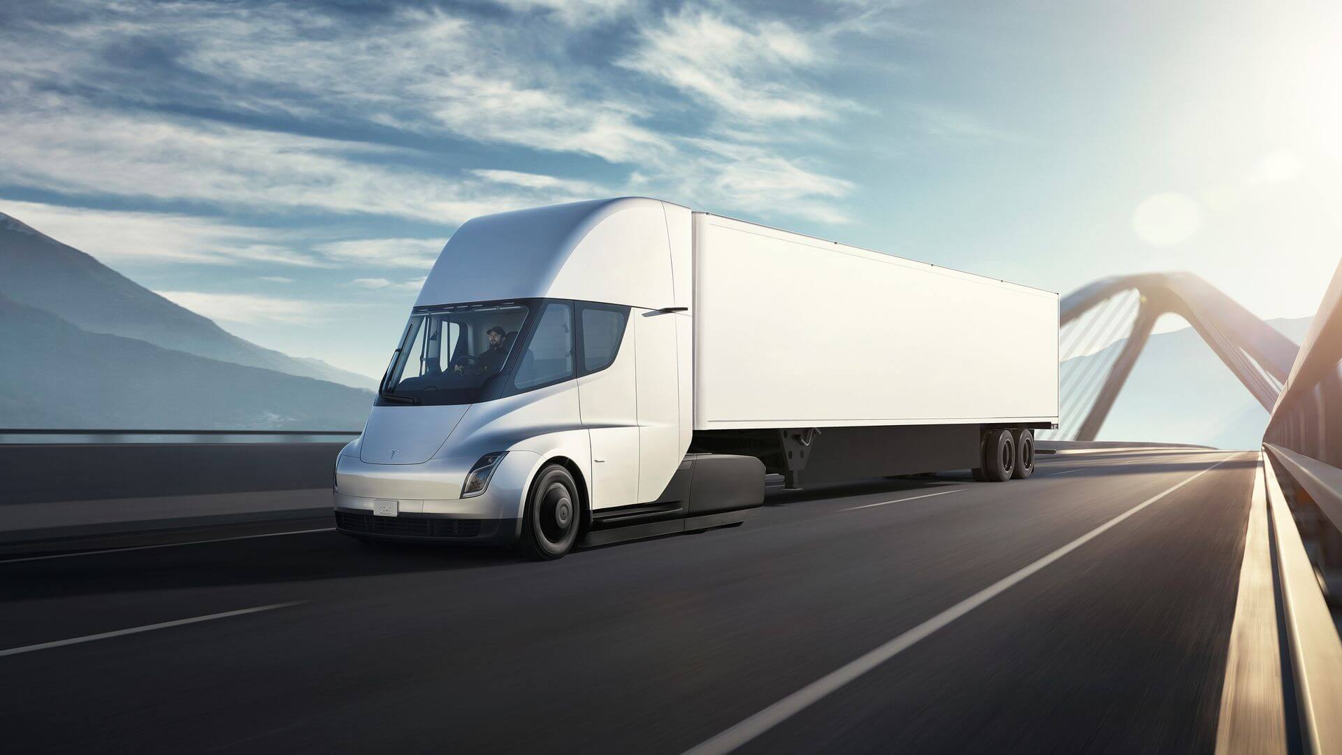 Электрический грузовик Tesla Semi Электрический грузовик Tesla Semi