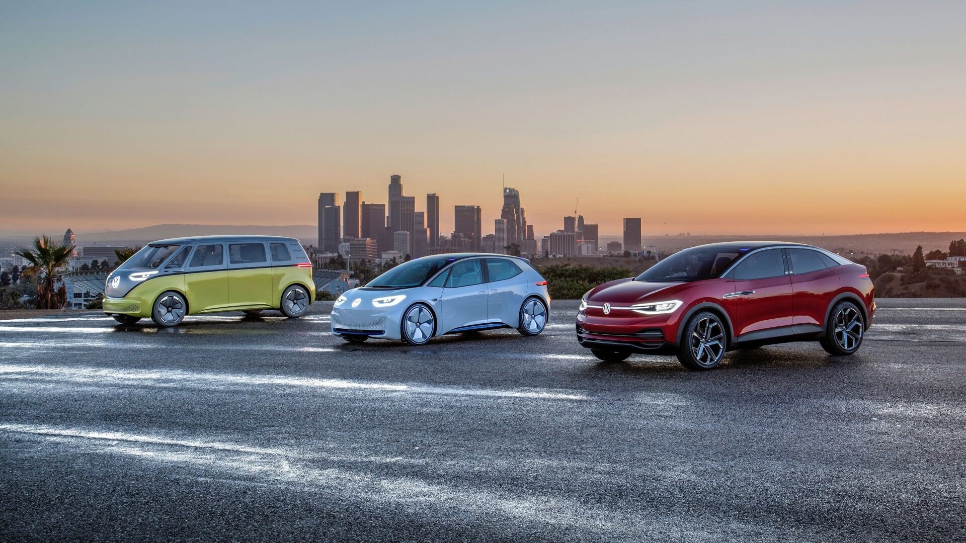 Электромобили Volkswagen из серии I.D. на модульной платформе MEB Электромобили Volkswagen из серии I.D. на модульной платформе MEB
