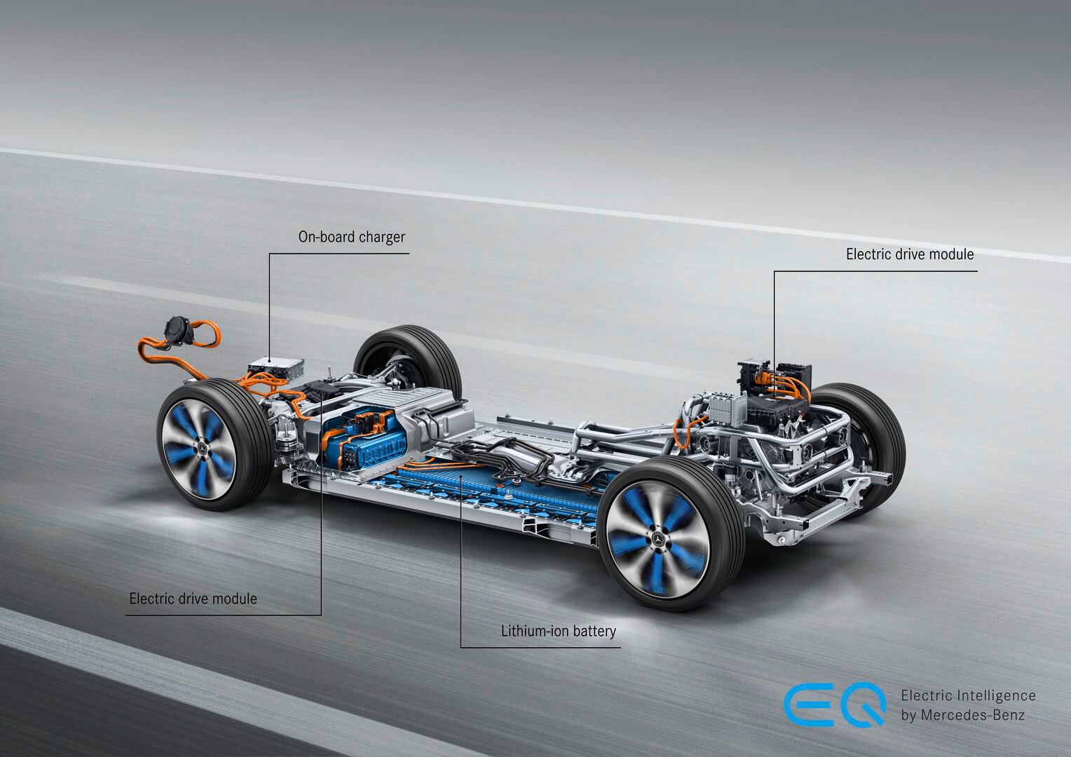 Силовая установка Mercedes-Benz EQC Силовая установка Mercedes-Benz EQC