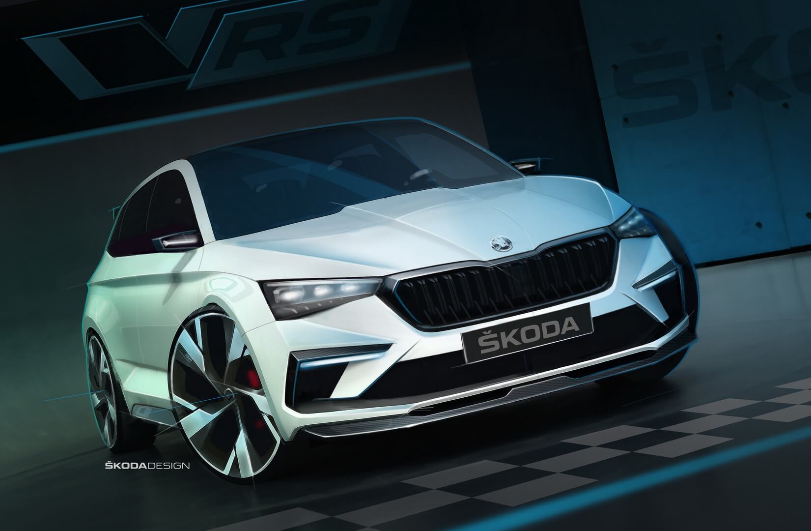 Плагин-гибрид Škoda Vision RS Плагин-гибрид Škoda Vision RS