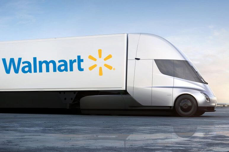 Электрогрузовик Tesla Semi Электрогрузовик Tesla Semi
