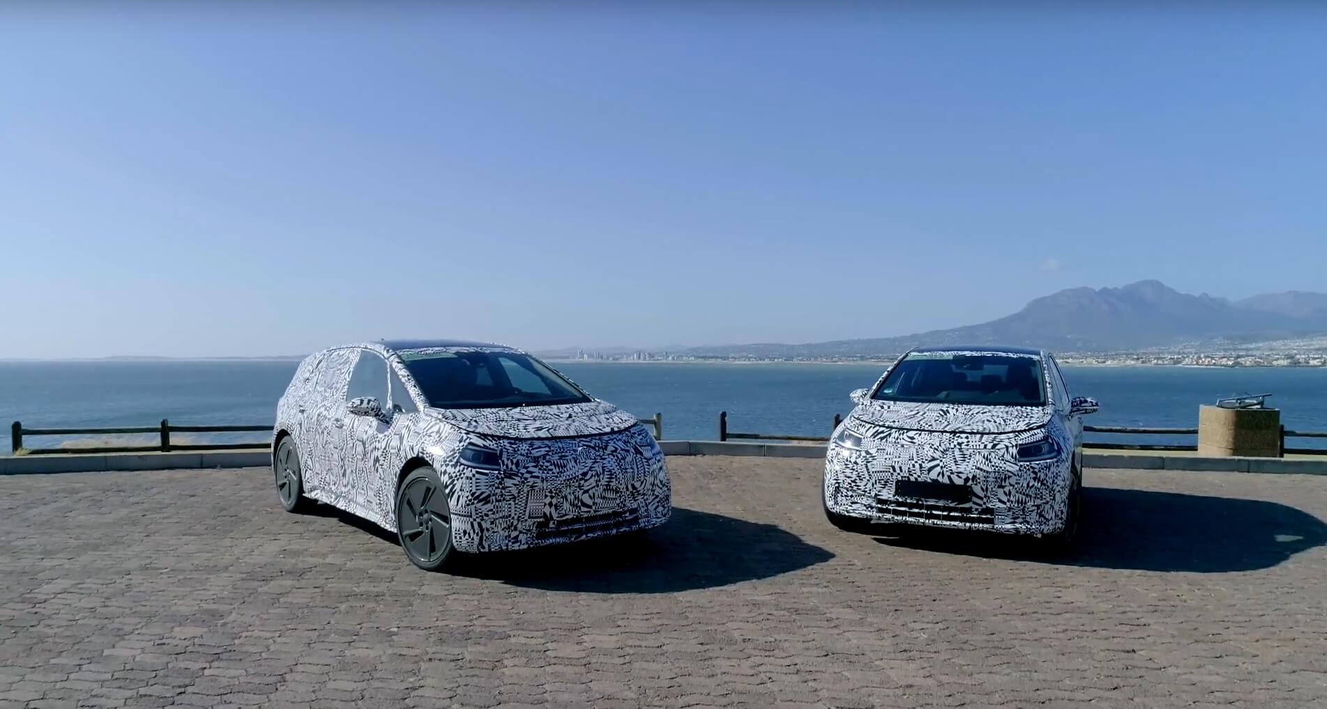 VW тестирует электрокар серии ID VW тестирует электрокар серии ID