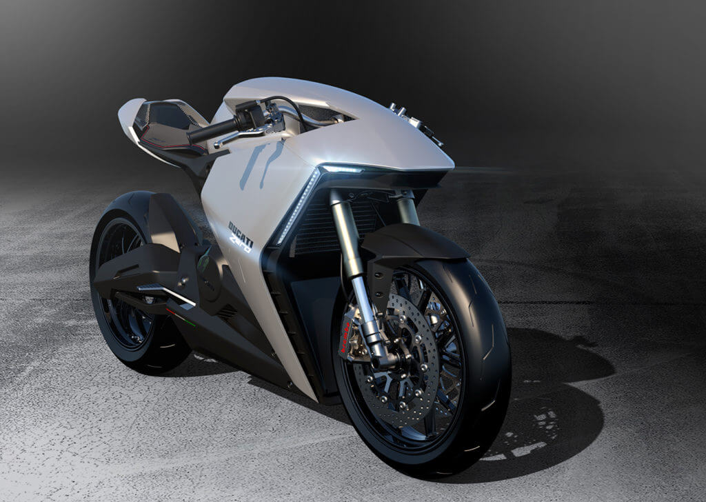 Концепт электрического мотоцикла Ducati Zero Концепт электрического мотоцикла Ducati Zero