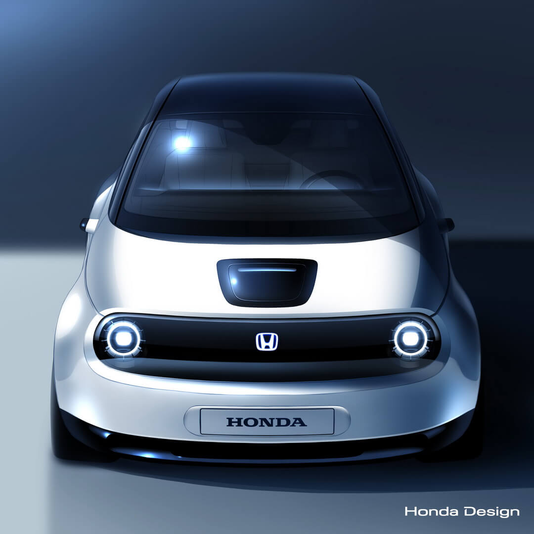 Дизайн электромобиля Honda Urban EV Дизайн электромобиля Honda Urban EV