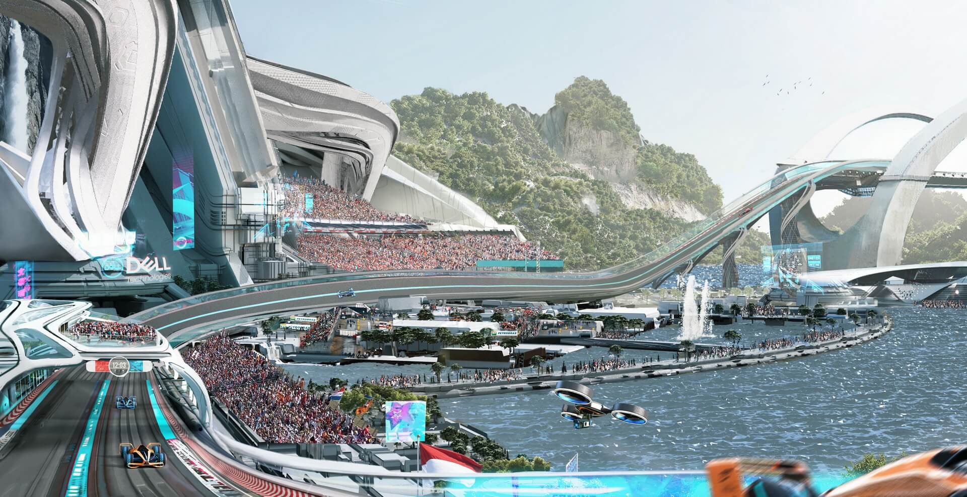Гоночный трек F1 будущего Гоночный трек F1 будущего