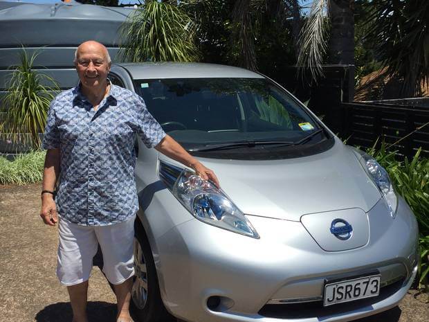 Верн Уайтхед, представитель группы движения Electric Island Waiheke Верн Уайтхед, представитель группы движения Electric Island Waiheke