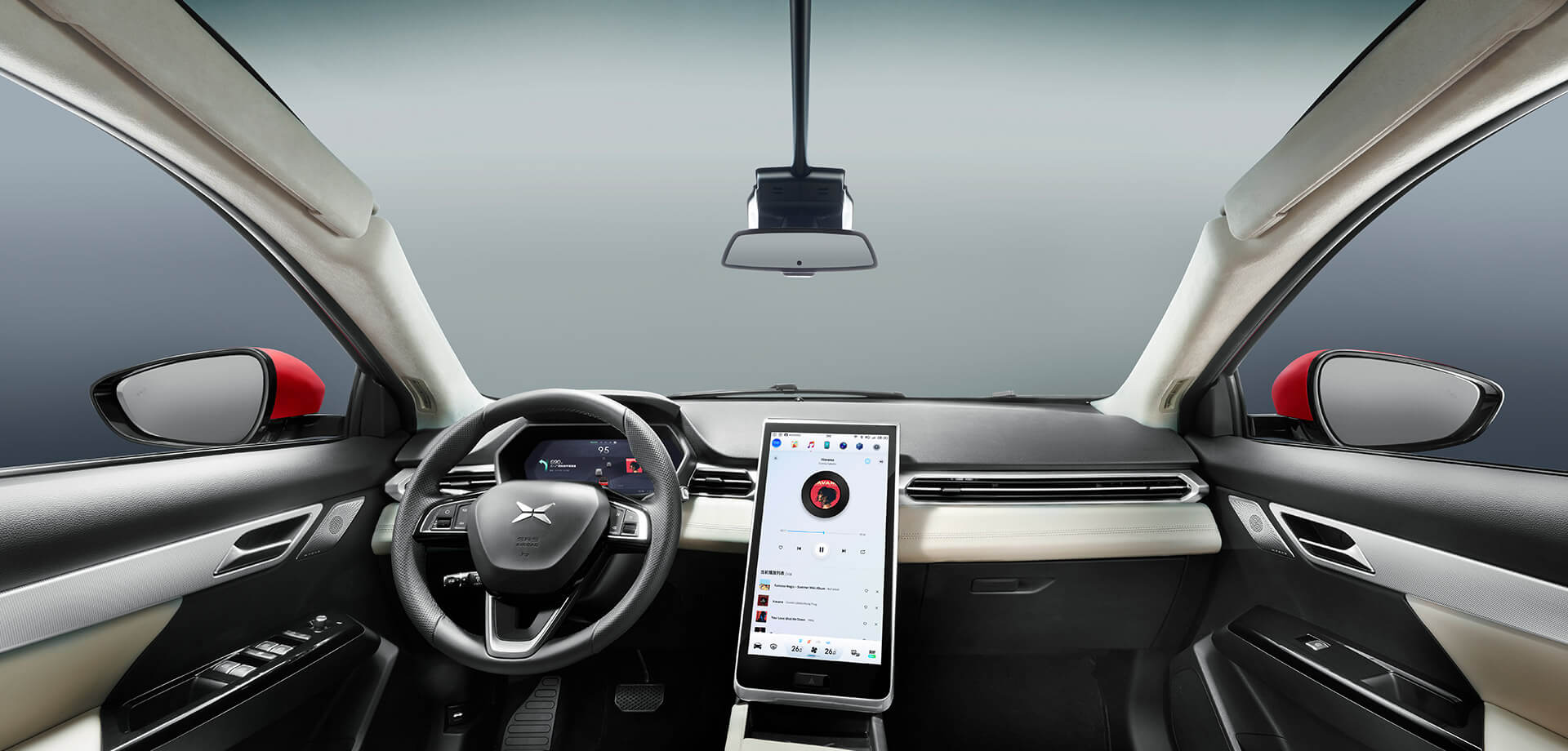 Интерьер салона Xpeng G3 Интерьер салона Xpeng G3