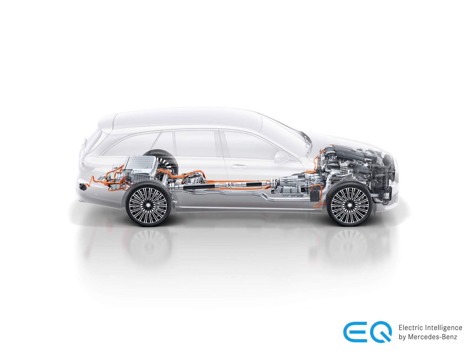 Cиловая установка Mercedes-Benz E300e PHEV Cиловая установка Mercedes-Benz E300e PHEV