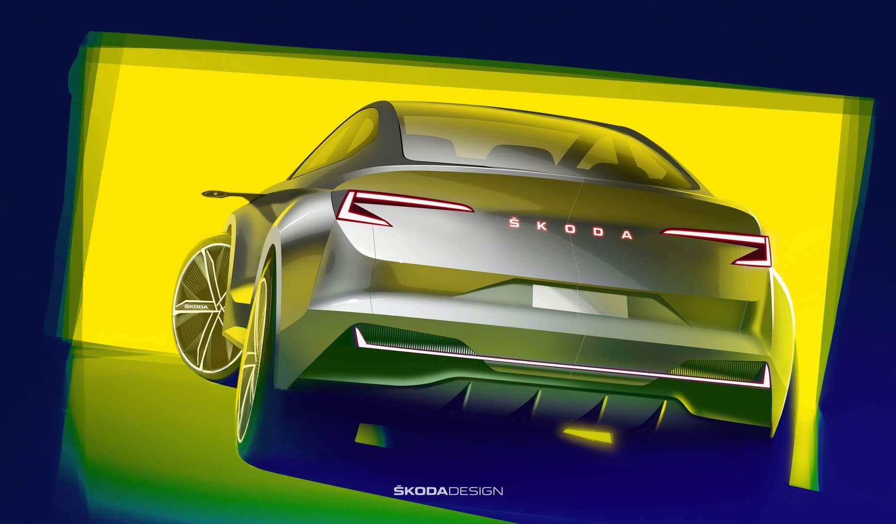 Концепт электрокара Skoda Vision iV Концепт электрокара Skoda Vision iV
