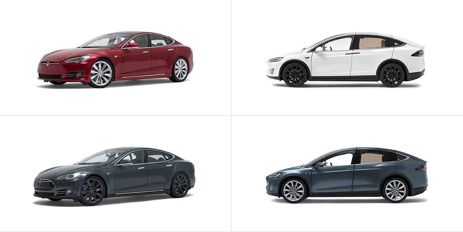 Электромобили Model S & X в масштабе 1:18 за $250 Электромобили Model S & X в масштабе 1:18 за $250
